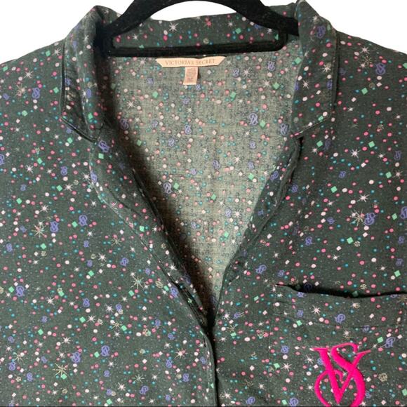 Victoria Secret multicolor polka dot sleep top - Picture 4 of 5